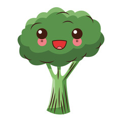Broccoli kawaii cartoon