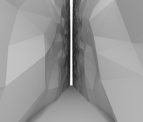 崖の下のイメージ