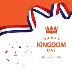 Happy Kingdom Day Vector Template Design Illustration