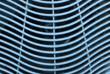 white plastic texture of dirty grill fan