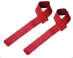 Close-up isolated green sport strap for stretching