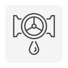 burst pipe icon