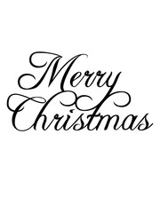 Fototapeta premium cool merry christmas weihnachten frohe weihnachtsmann santa claus nikolaus geschenke winter wünschen besinnliche weihnacht text design