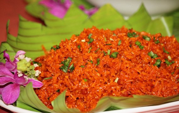 Chamorro red rice a must-have recipe for any gathering in the Northern Mariana Islands.