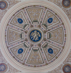 Deckenverzierung im Justizpalast in Wien 