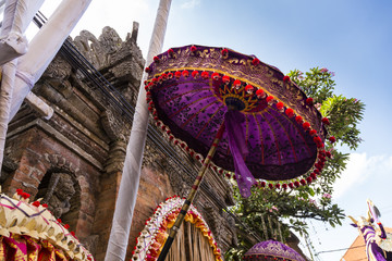 Spectacular colours for a Royal Cremation, Ubud, Bali, Indonesia