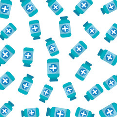 bottles drugs pattern background