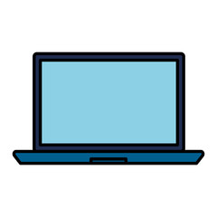 laptop computer isolated icon
