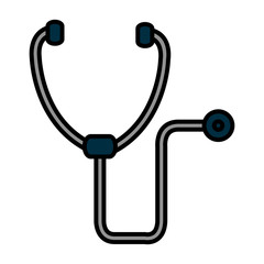 stethoscope medical isolated icon