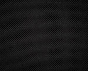 Black fabric texture. Dark textile pattern background. Detail of synthetic material.