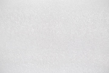 White foam board. Synthetic texture background. Detail of plastic material.