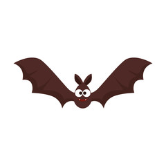 halloween bat flying icon