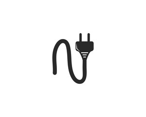 electric Plug logo vector