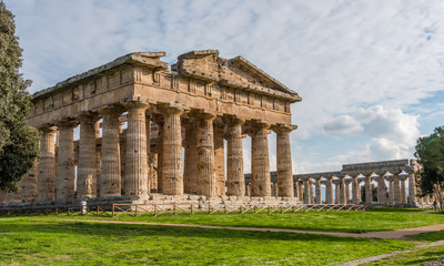 Paestum Greco Roman Ruins Italy