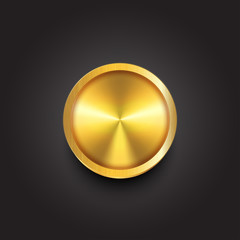 Button register  Now  color gold glossy