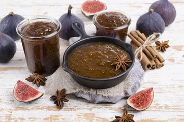 Traditional Fig jam with spices