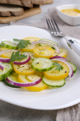 Salad of fresh vegetables