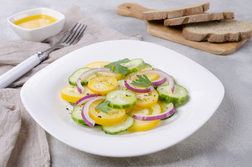 Salad of fresh vegetables