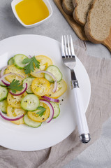 Salad of fresh vegetables
