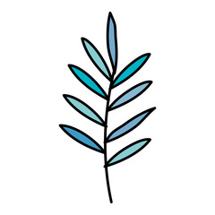 Fototapeta na wymiar branch with leafs icon