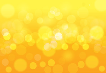 Plakat Abstract orange bokeh background. Abstract gold bokeh background. 