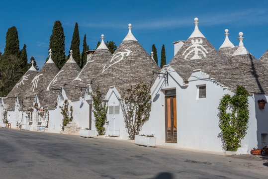 Alberobello Italy in the Spring