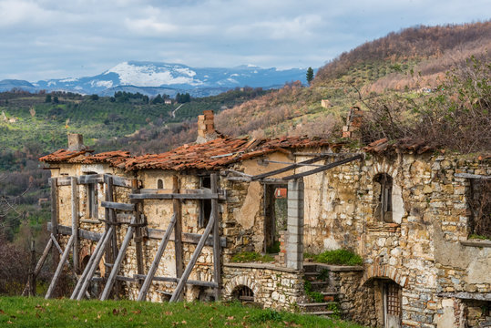 Abandoned Village of Roscigno Vechio Cilento Italy