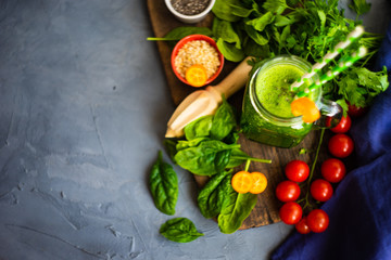 Organic food concept