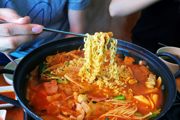Korean hot pot