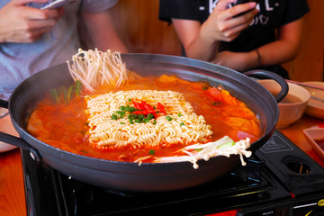 Korean hot pot
