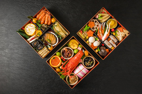 おせち料理 General Japanese New Year dishes(osechi)