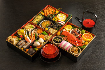 Obraz na płótnie Canvas おせち料理 General Japanese New Year dishes(osechi)