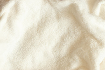 White towel fabric background.