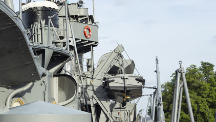 outside view of the war ship