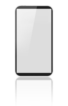 Single smartphone isolated