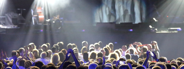 heads of people during the live concert