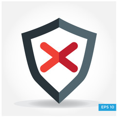 Obraz premium shield logo designs