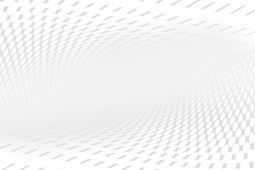 White realistic halftone perspective and backdrop interior on background.