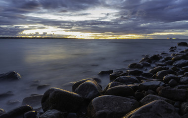 Obraz premium Beautiful seascape with stones