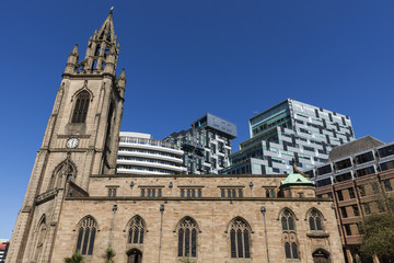 Fototapeta na wymiar Our Lady and St Nicholas Church in Liverpool