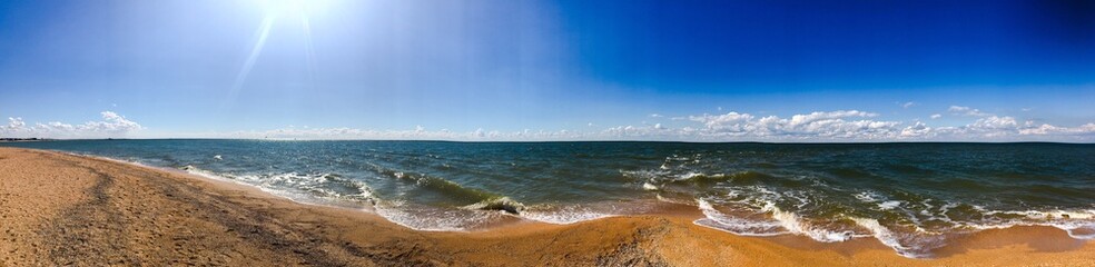 panoramic view of the sea