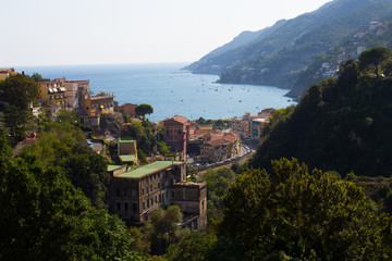 View from the promontory of the natural inlet, Vietri sul mare