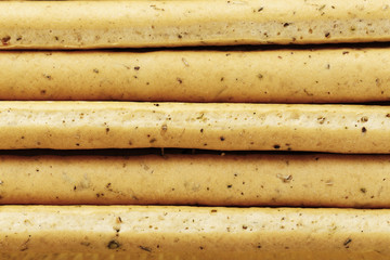 italian grissini close-up