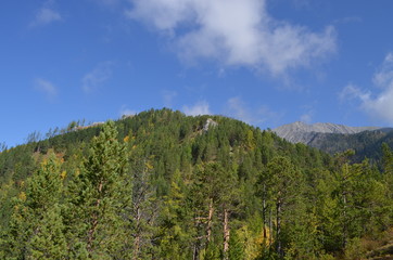 Fototapeta na wymiar autumn mountains