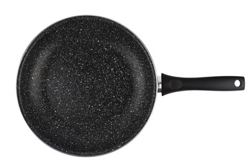 new empty frying pan
