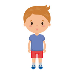 cute and little boy character