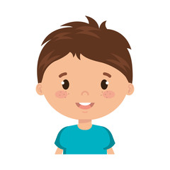 cute and little boy character