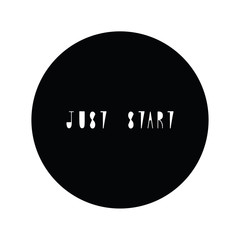 Just start hand drawn lettering