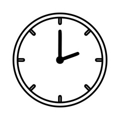 time clock isolated icon
