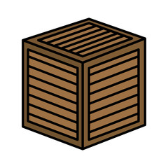 packing box wood icon
